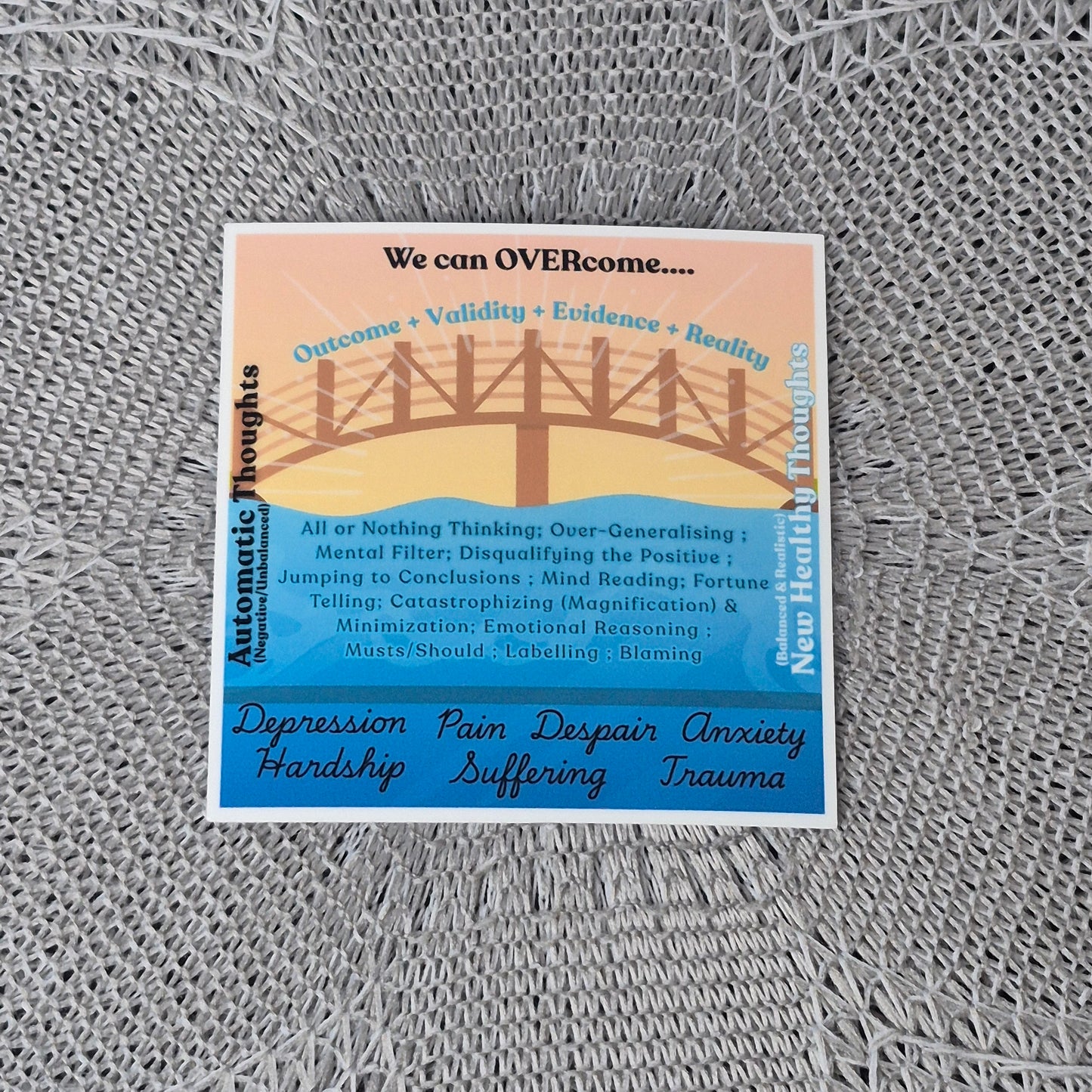 “We Can Overcome” Stickers & Magnets