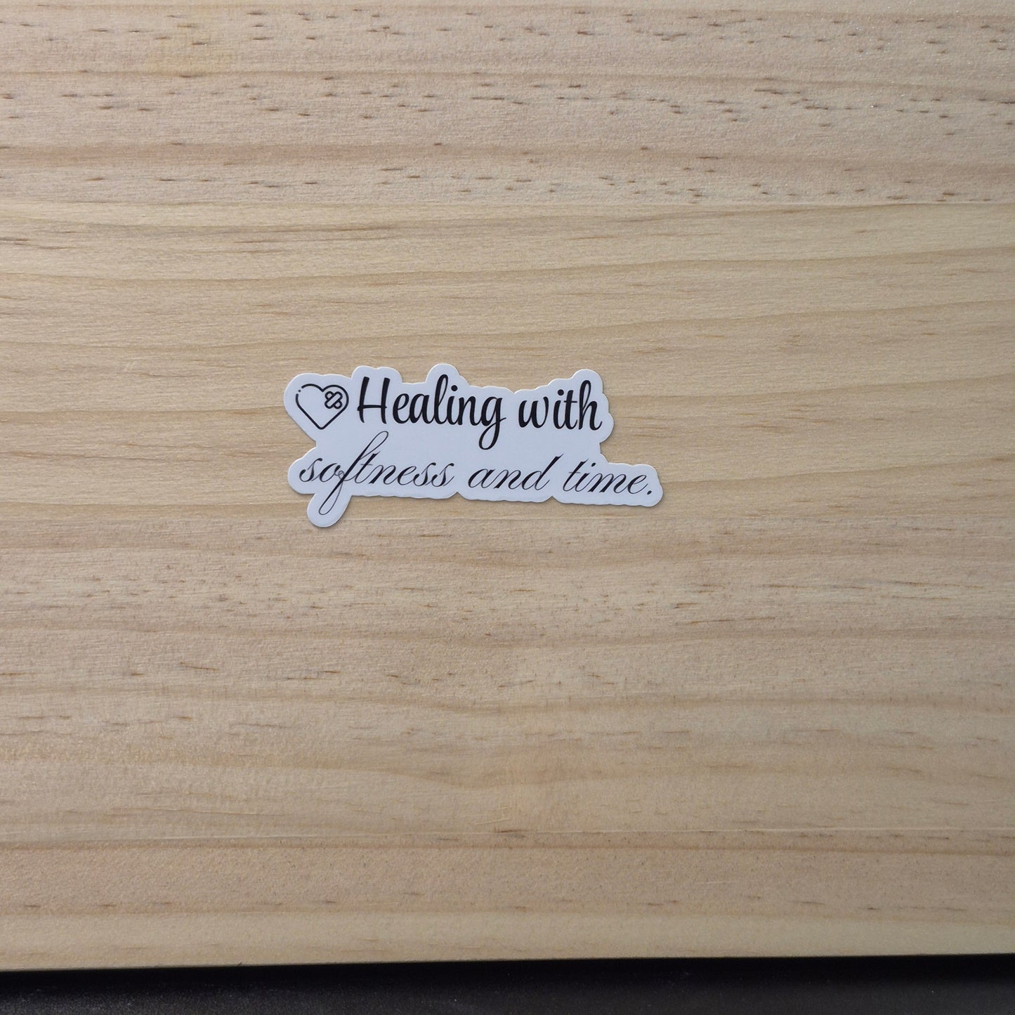 Healing With Softness Sticker