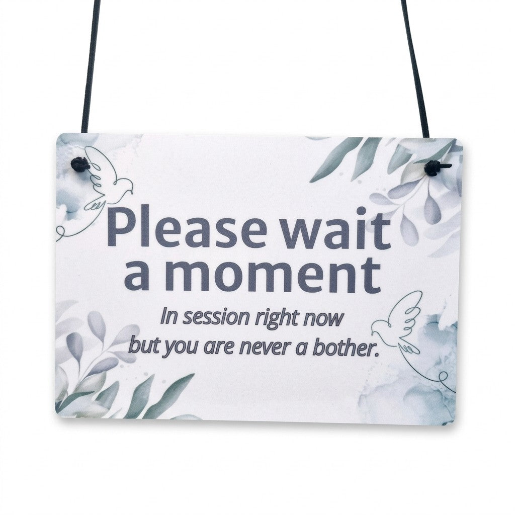 Calm Communication Office Door Sign | 7" × 5"