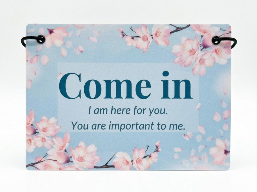 Calm Communication Office Door Sign | 7" × 5"