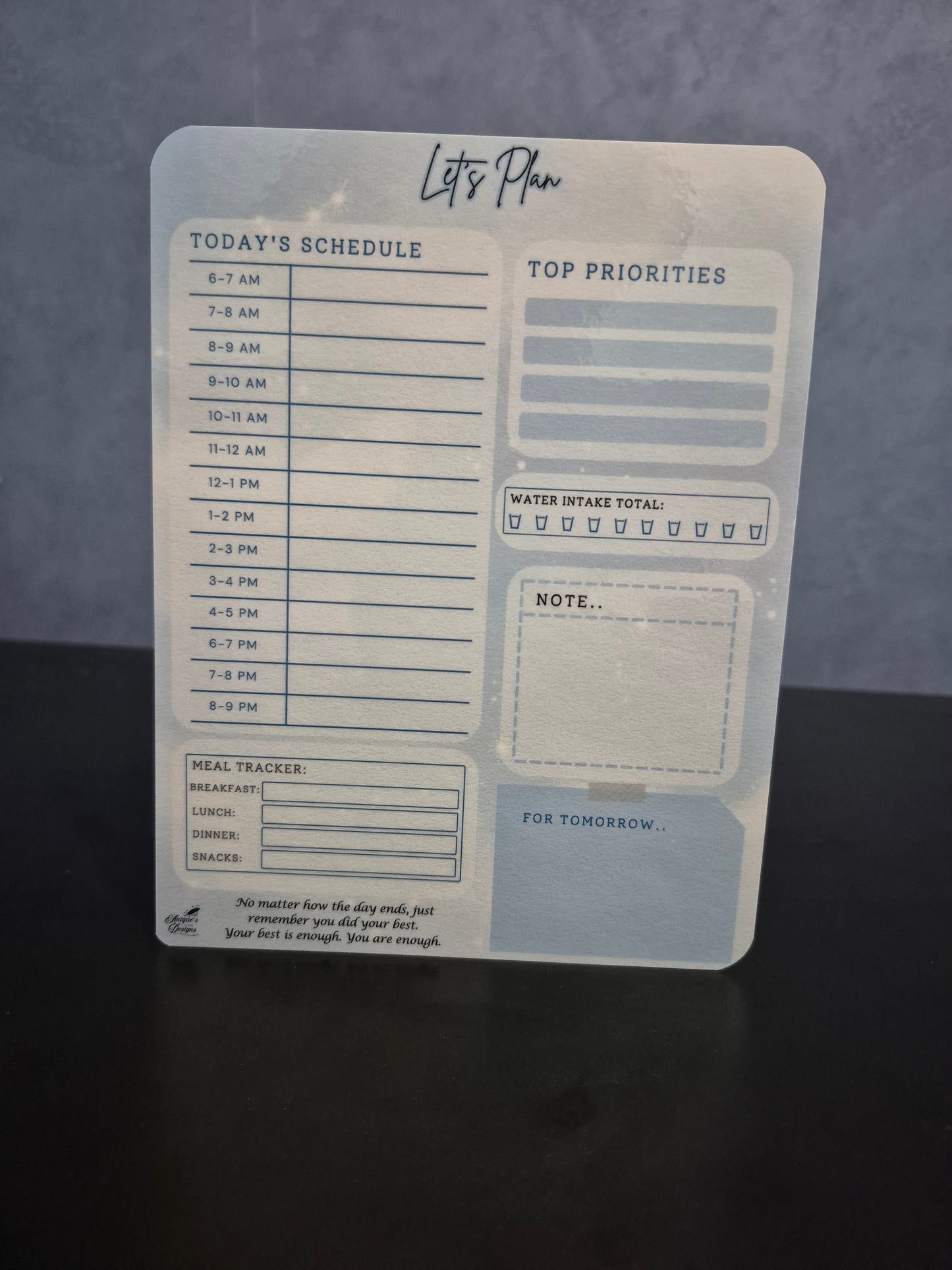 Let’s Touch Base – Daily Wellness Dry Erase Boards