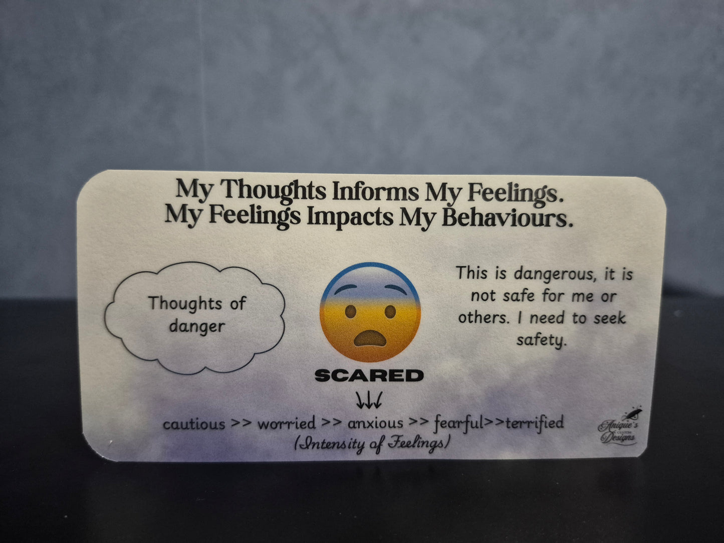 Thoughts, Feelings & Behaviours + Feeling Intensity Print Set