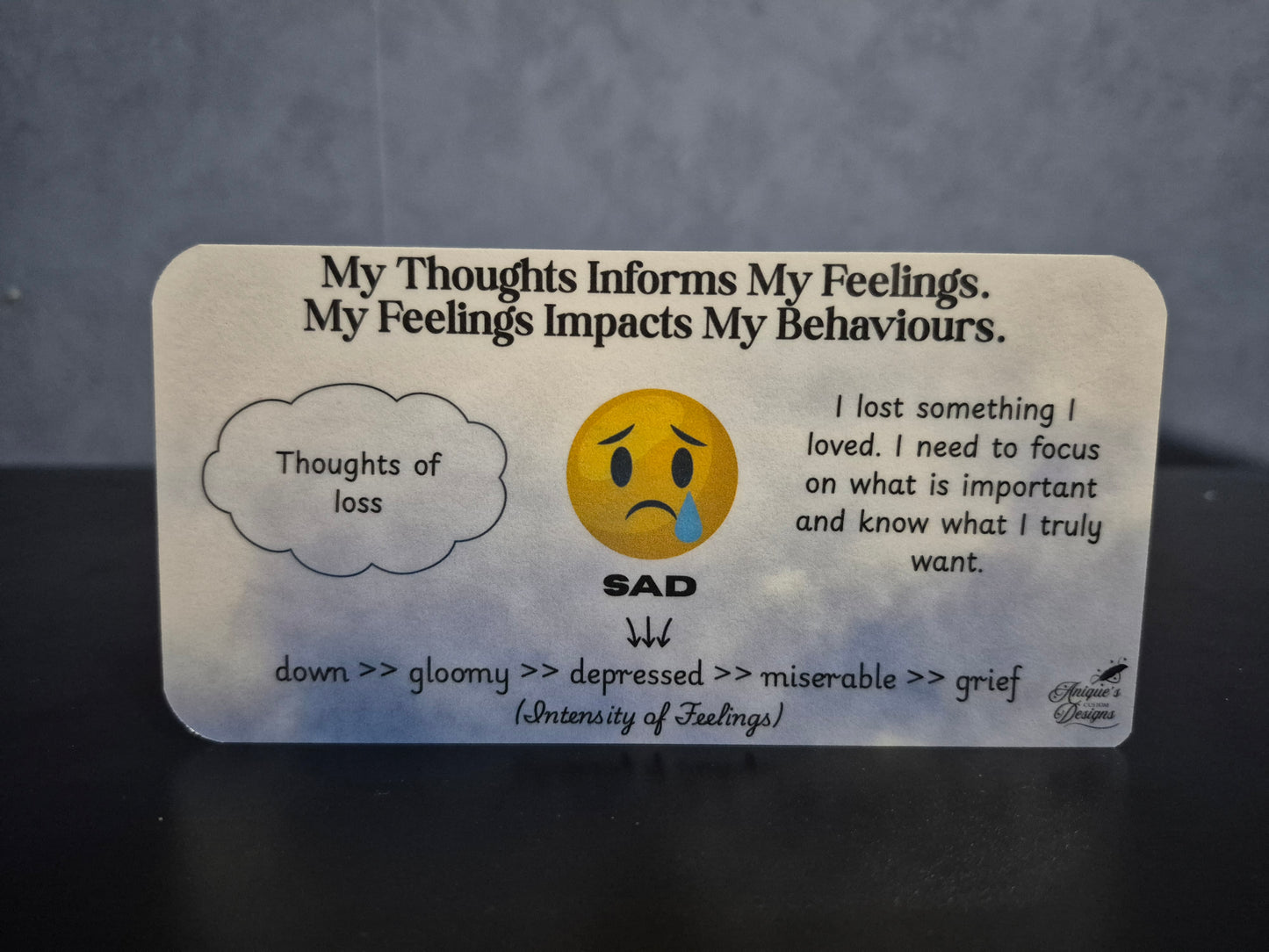 Thoughts, Feelings & Behaviours + Feeling Intensity Print Set