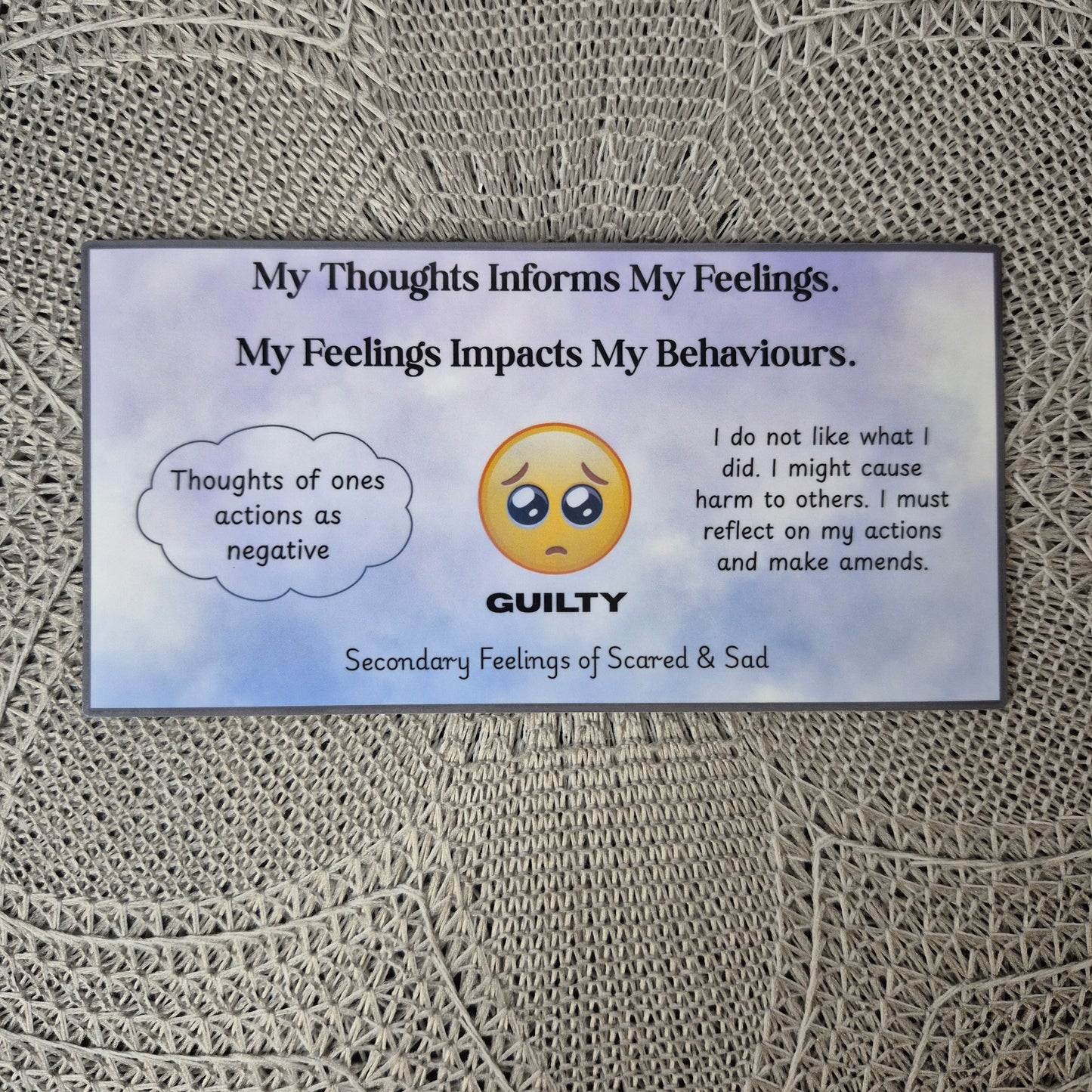 Thoughts, Feelings & Behaviours Sticker Collection