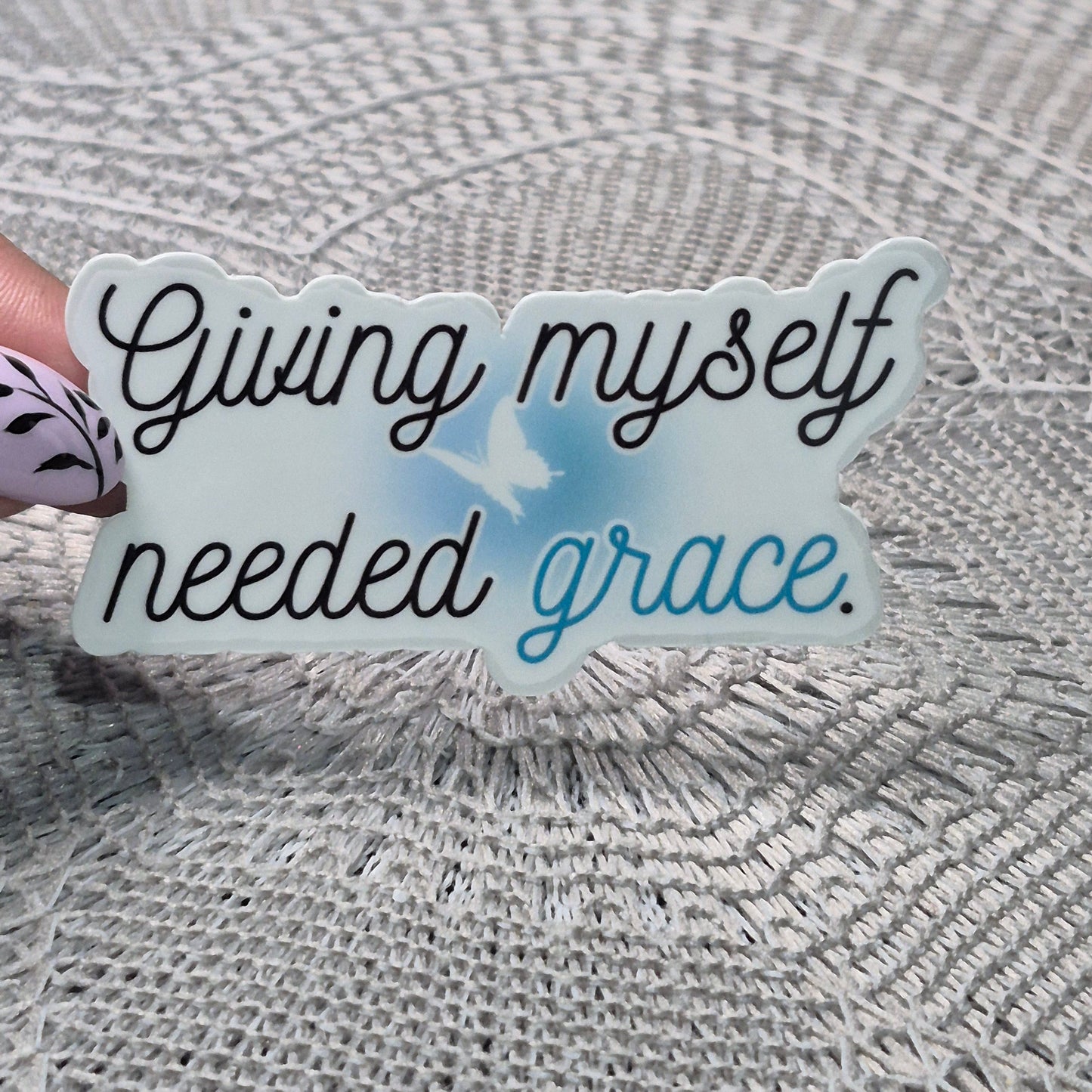 Grace for Myself Sticker