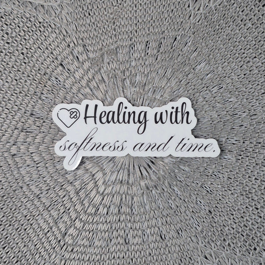 Healing With Softness Sticker