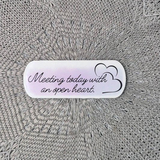 Open Heart Today Sticker