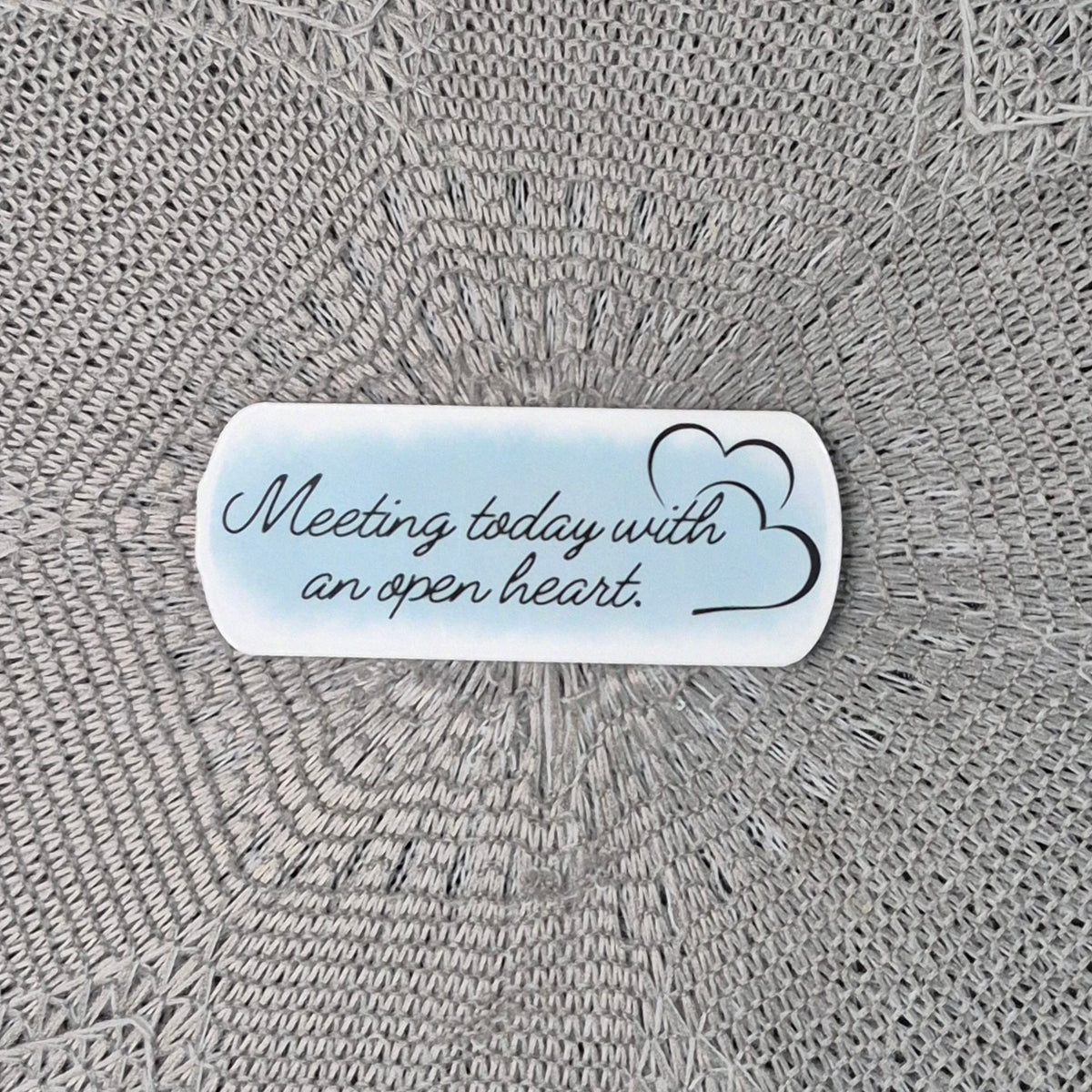 Open Heart Today Sticker