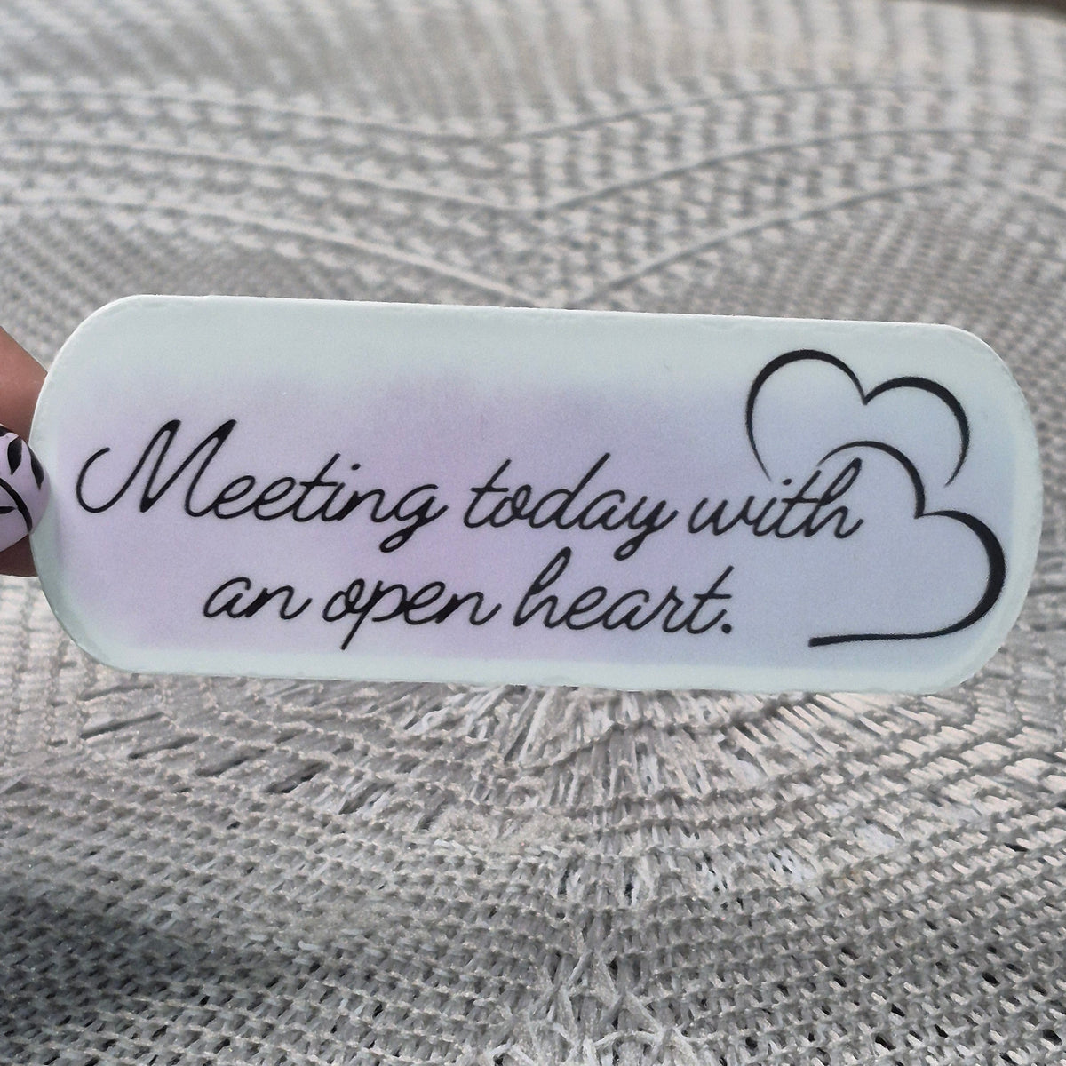 Open Heart Today Sticker