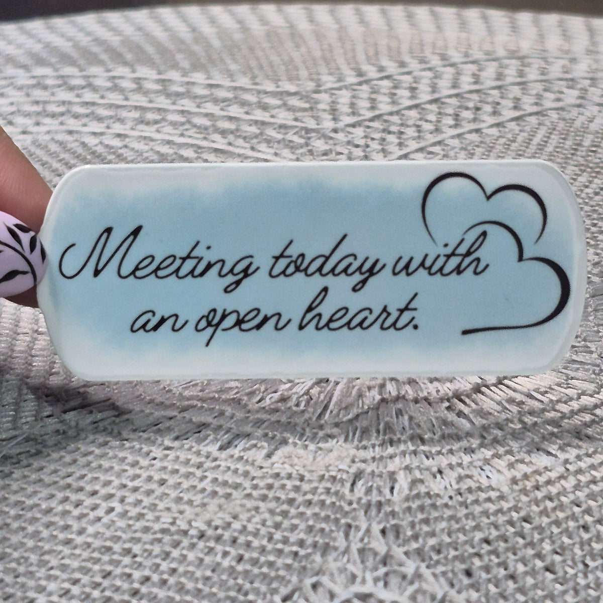Open Heart Today Sticker