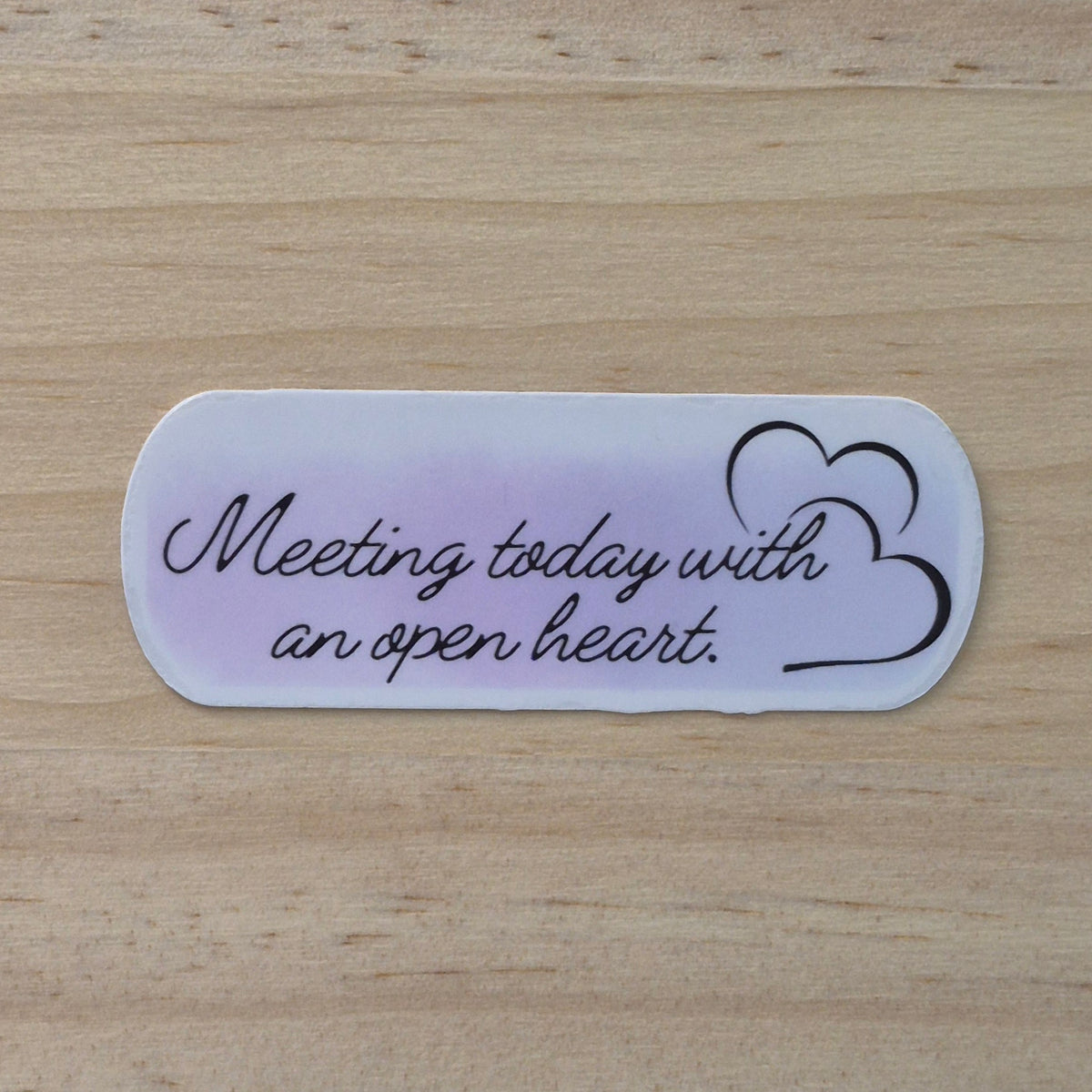 Open Heart Today Sticker