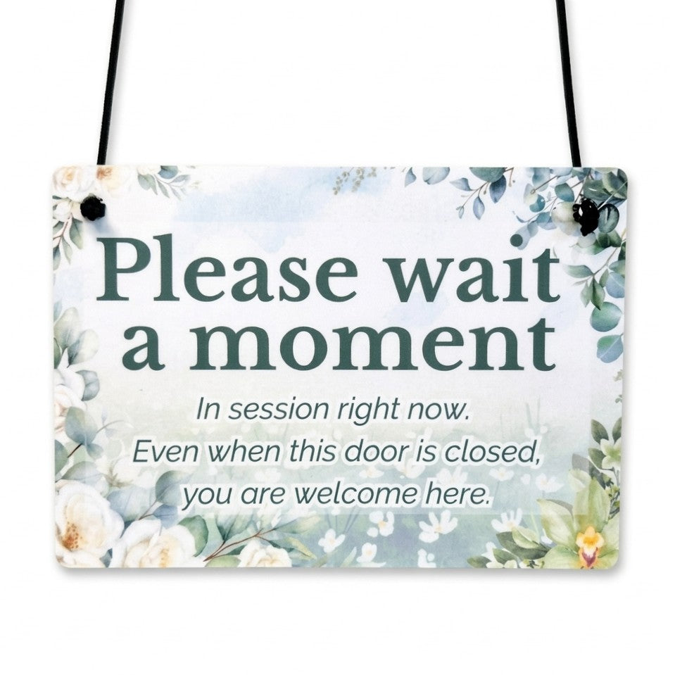 Calm Communication Office Door Sign | 7" × 5"