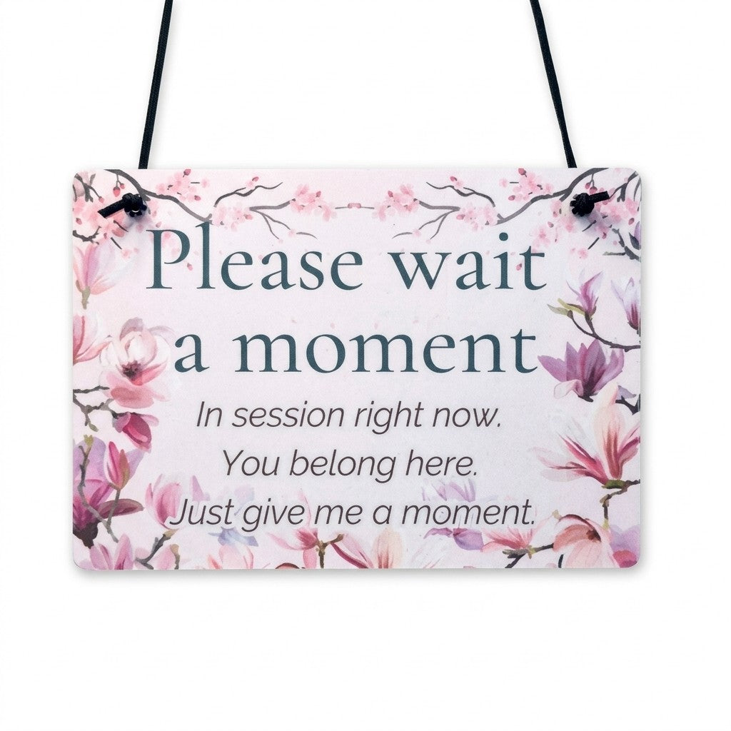Calm Communication Office Door Sign | 7" × 5"