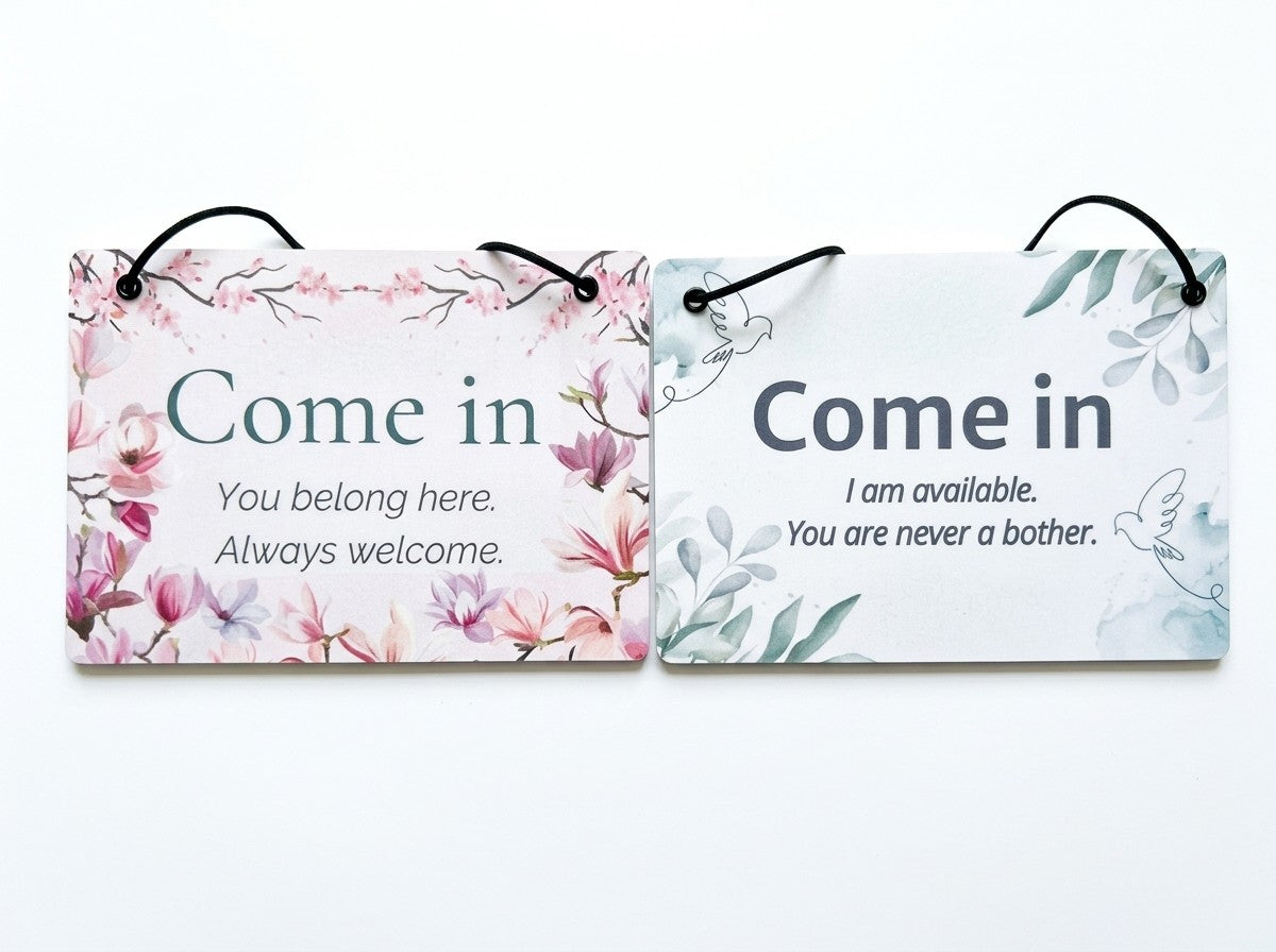 Calm Communication Office Door Sign | 7" × 5"