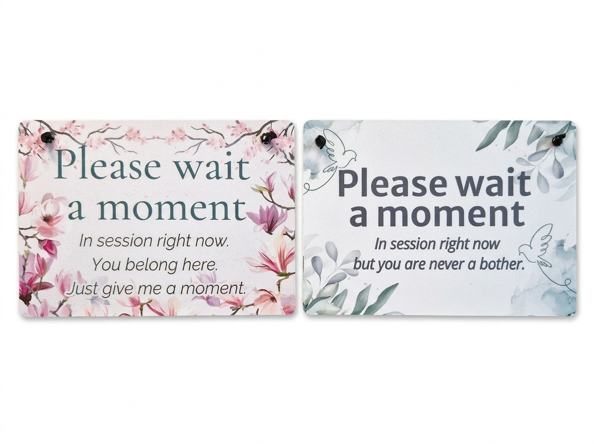 Calm Communication Office Door Sign | 7" × 5"