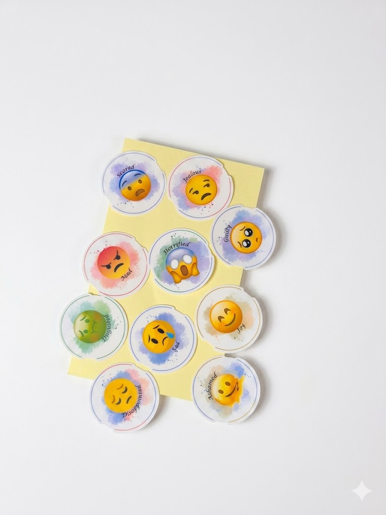 Feelings in Focus | Emotions Sticker Sheet Collection