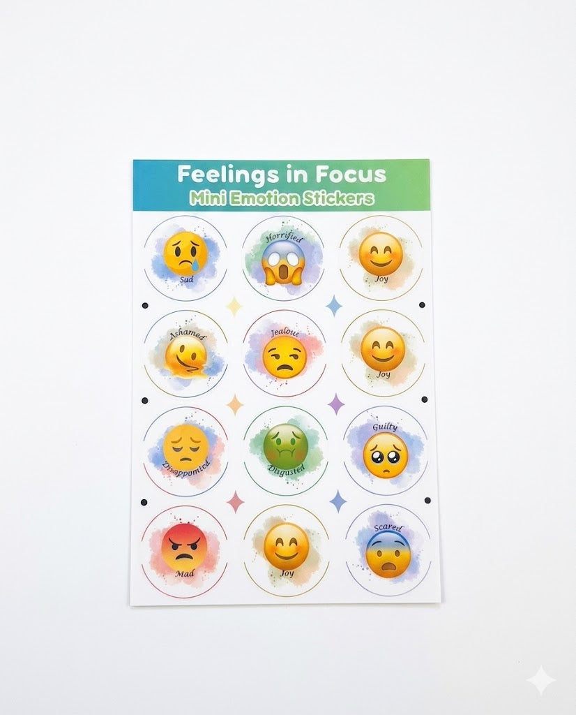 Feelings in Focus | Emotions Sticker Sheet Collection